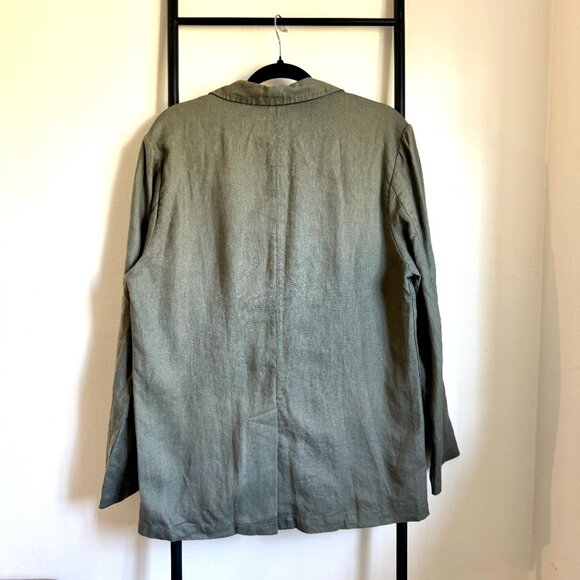 NWT Onia Men's Hugo Blazer Jacket in  Deep Sage Size Medium - Picture 2 of 6